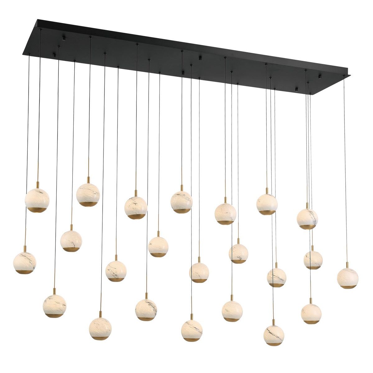 Lib & Co. Canada - 12241-02 - LED Chandelier - Baveno - Matte Black