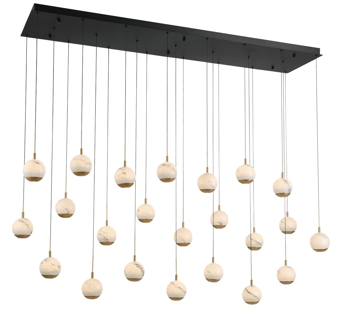 Lib & Co. Canada - 12241-02 - LED Chandelier - Baveno - Matte Black