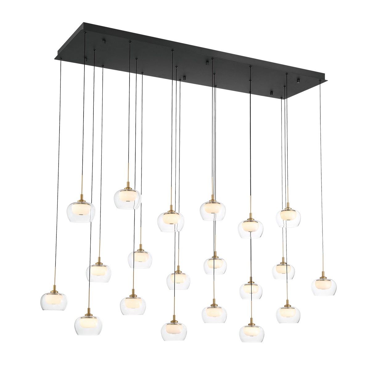 Lib & Co. Canada - 12244-02 - LED Chandelier - Manarola - Matte Black