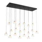 Lib & Co. Canada - 12244-02 - LED Chandelier - Manarola - Matte Black