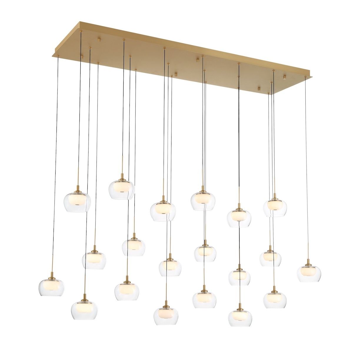 Lib & Co. Canada - 12244-030 - LED Chandelier - Manarola - Painted Antique Brass
