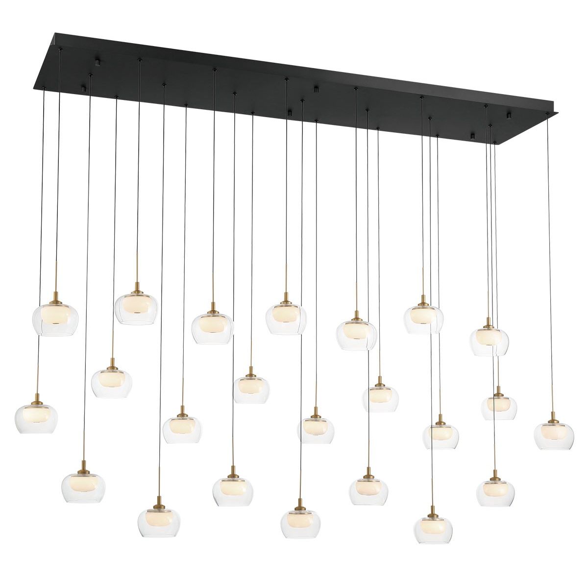 Lib & Co. Canada - 12245-02 - LED Chandelier - Manarola - Matte Black