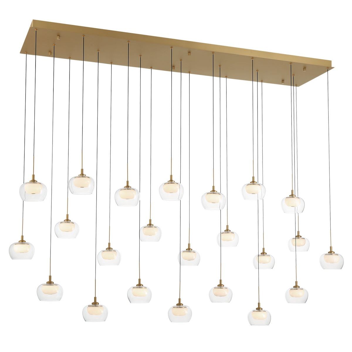 Lib & Co. Canada - 12245-030 - LED Chandelier - Manarola - Painted Antique Brass