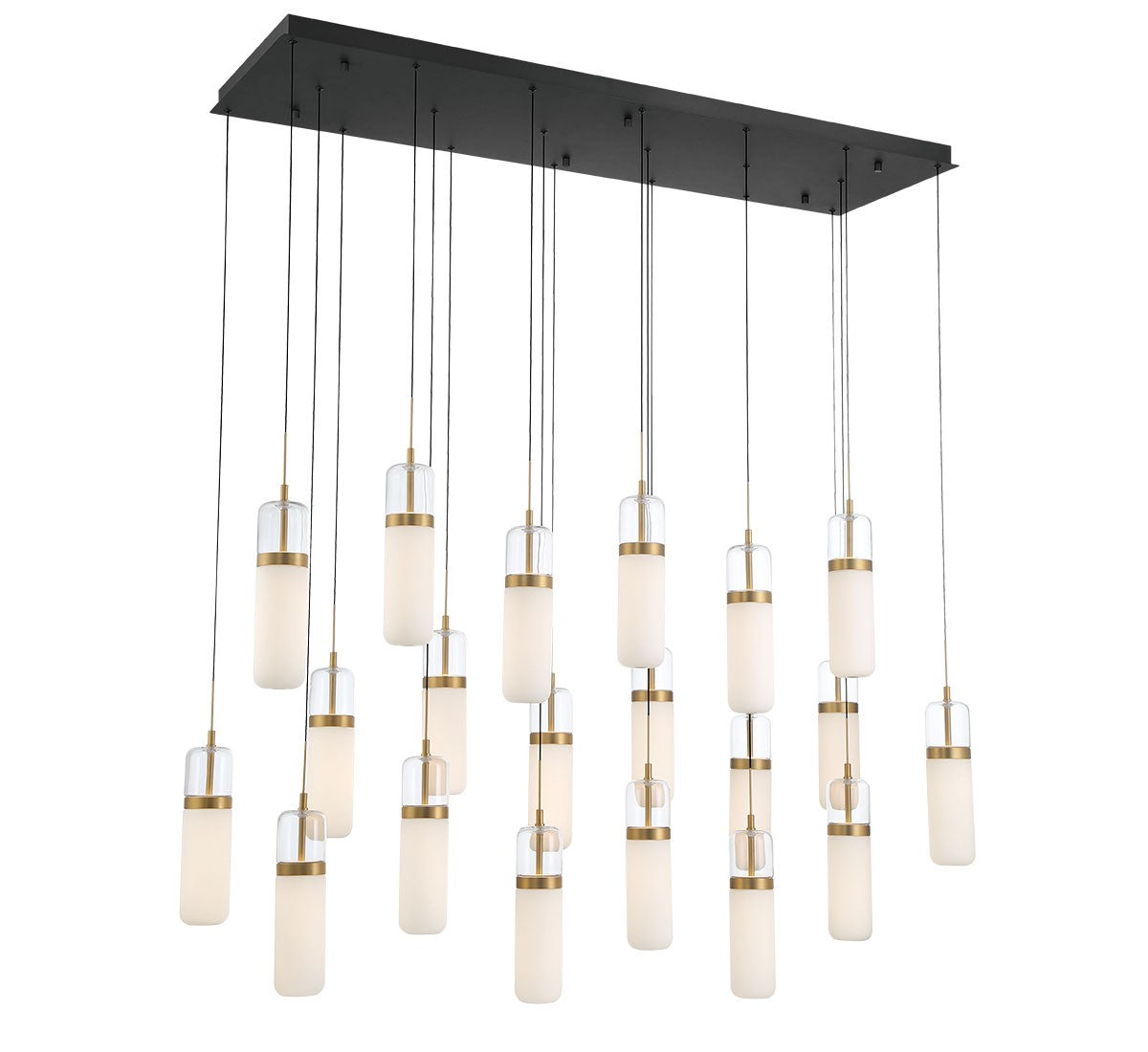 Lib & Co. Canada - 12248-02 - LED Chandelier - Verona - Matte Black