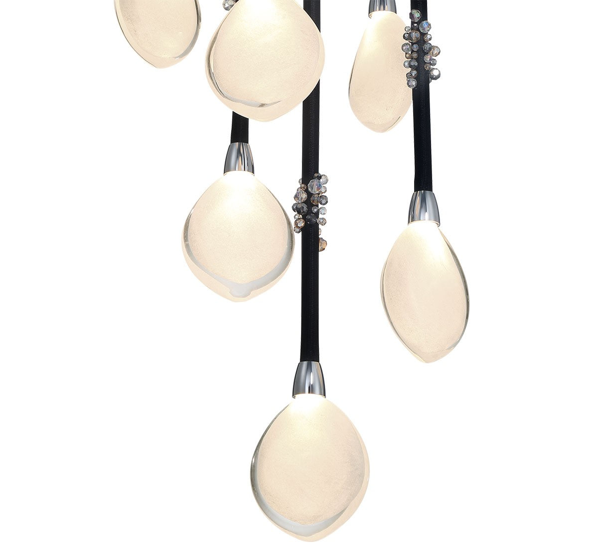 Lib & Co. Canada - 12065-02 - LED Chandelier - Bellissima - Black Sleeves