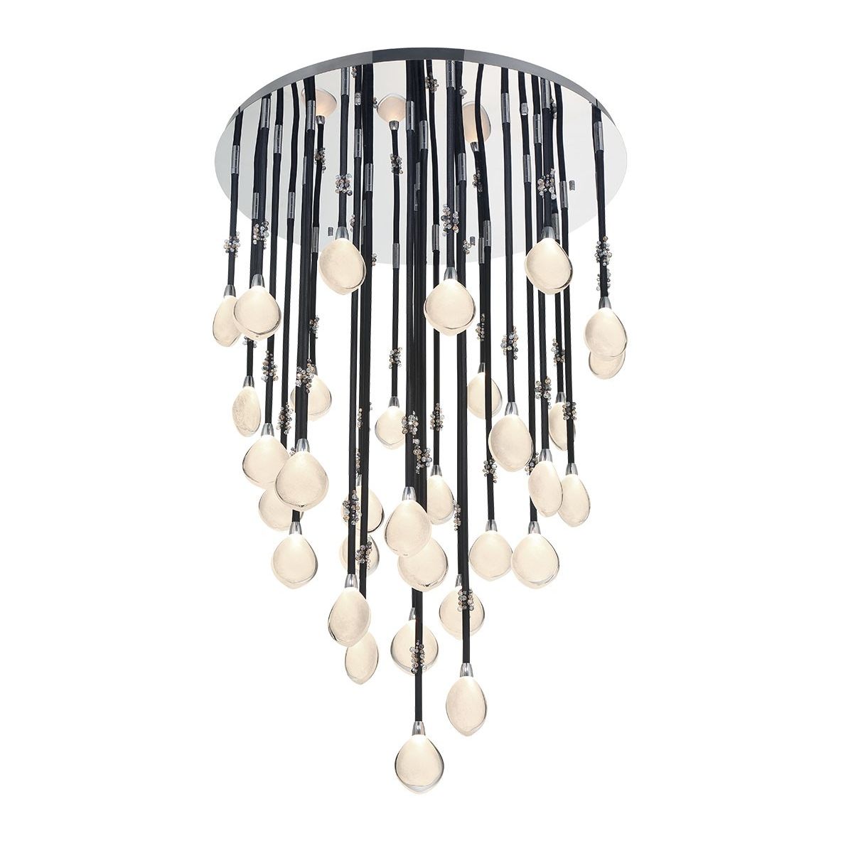 Lib & Co. Canada - 12067-02 - LED Chandelier - Bellissima - Black Sleeves
