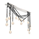 Lib & Co. Canada - 12177-02 - LED Chandelier - Bellissima - Black Sleeves