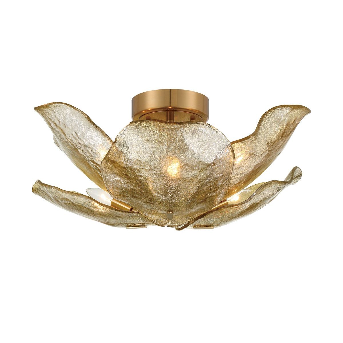 Lib & Co. Canada - 12205-037 - Six Light Flushmount / Pendant - Corato - Brushed Brass