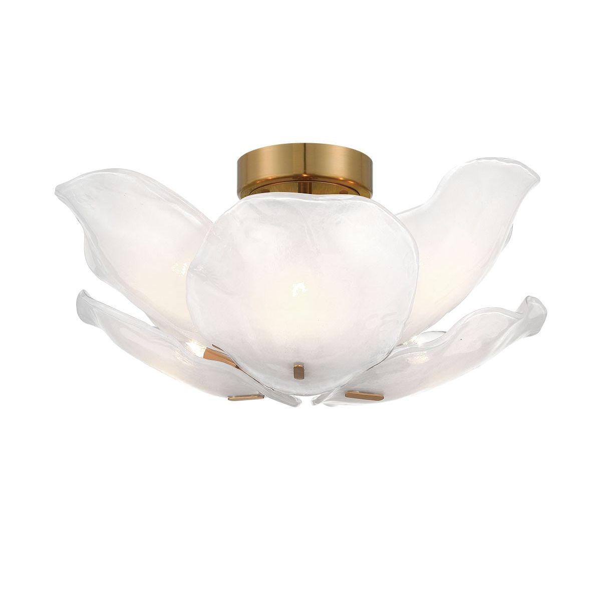 Lib & Co. Canada - 12205-039 - Six Light Flushmount / Pendant - Corato - Brushed Brass