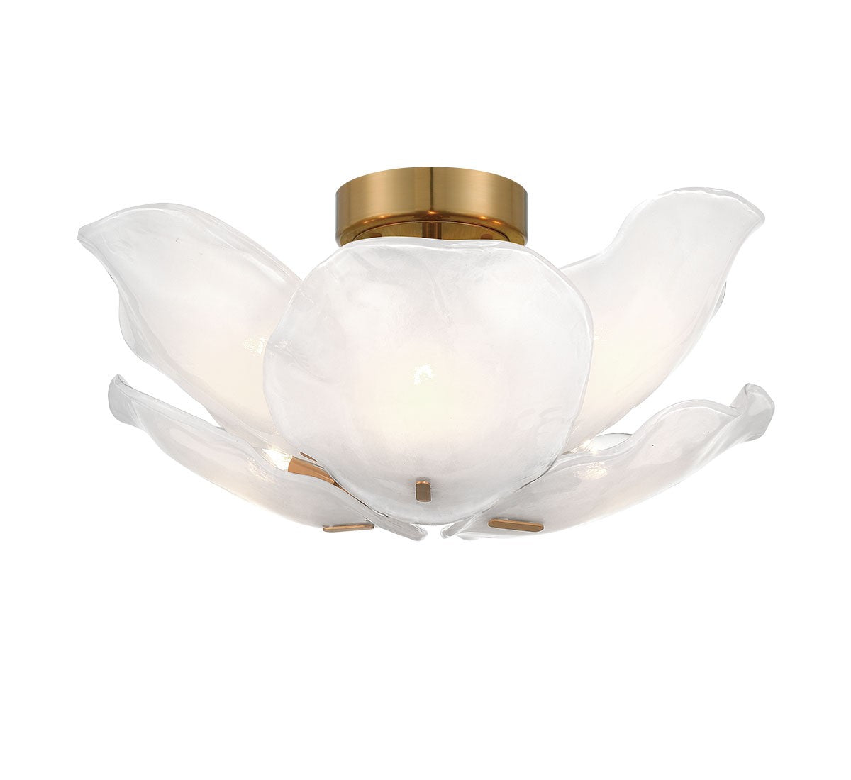 Lib & Co. Canada - 12205-039 - Six Light Flushmount / Pendant - Corato - Brushed Brass