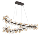 Lib & Co. Canada - 12222-043 - LED Chandelier - Pisa - Black with Gold Accent