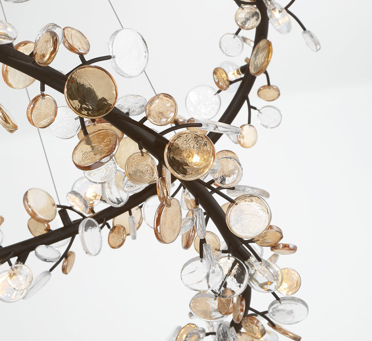 Lib & Co. Canada - 12222-043 - LED Chandelier - Pisa - Black with Gold Accent