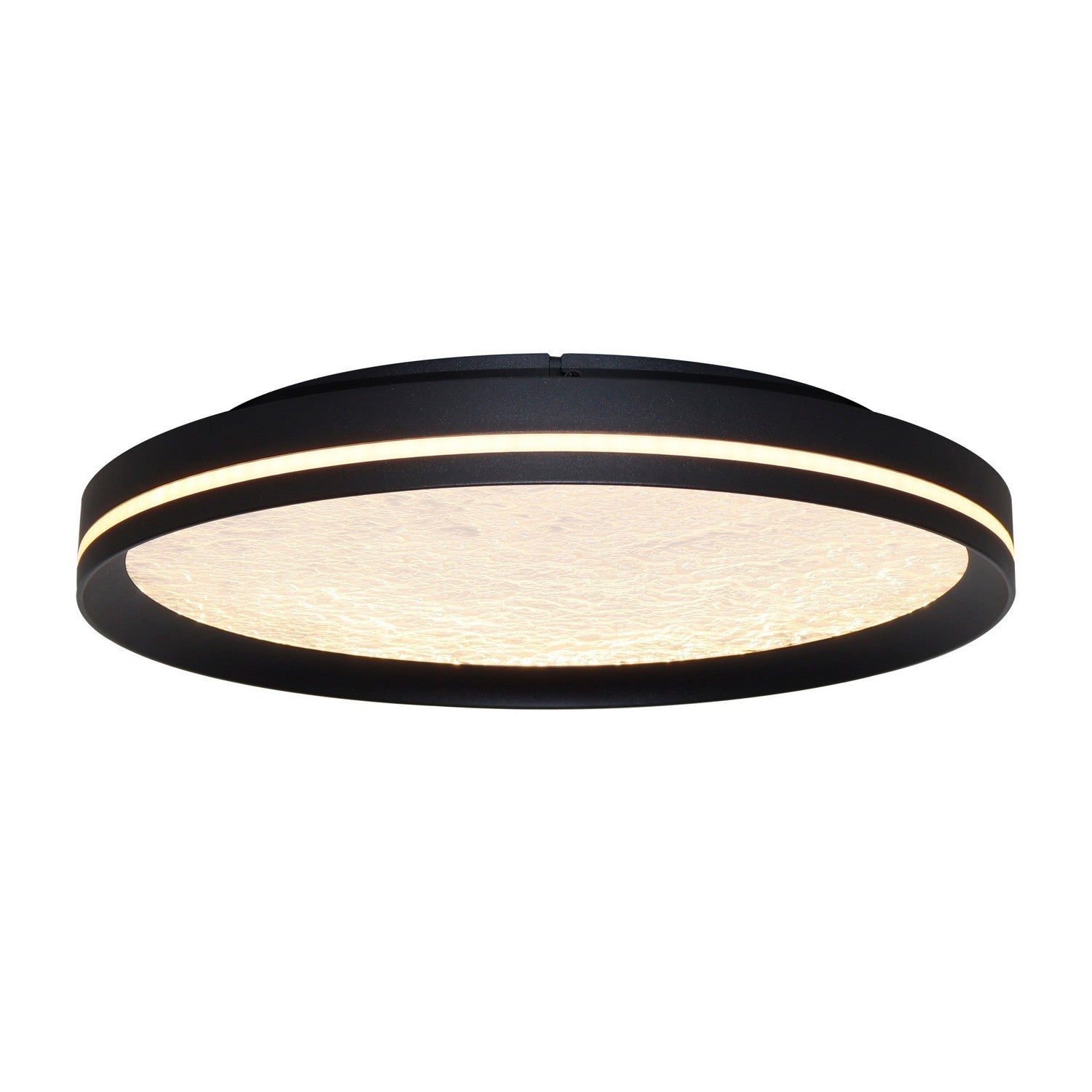 Artcraft Canada - AC6873BK - LED Flush Mount - Luna - Black