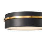 Artcraft Canada - AC6990BB - LED Plafonnier - Dax - Noir, Laiton