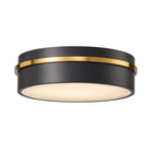 Artcraft Canada - AC6990BB - LED Plafonnier - Dax - Noir, Laiton
