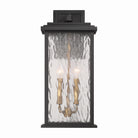 Artcraft Canada - AC9272BK - Deux lampes d'extérieur Murale - Estate - Noir, Laiton