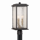 Artcraft Canada - AC9273BK - Applique murale extérieure à trois lampes - Style Estate - Noir, laiton