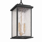 Artcraft Canada - AC9275BK - Three Light Outdoor Pendant - Estate - Black, Brass