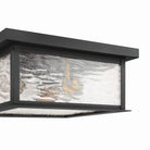 Artcraft Canada - AC9276BK - Lampe extérieure à trois lampes Plafonnier - Estate - Noir, Laiton