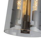 Artcraft Canada - AC10051BK - Three Light Pendant - Dahlia - Black