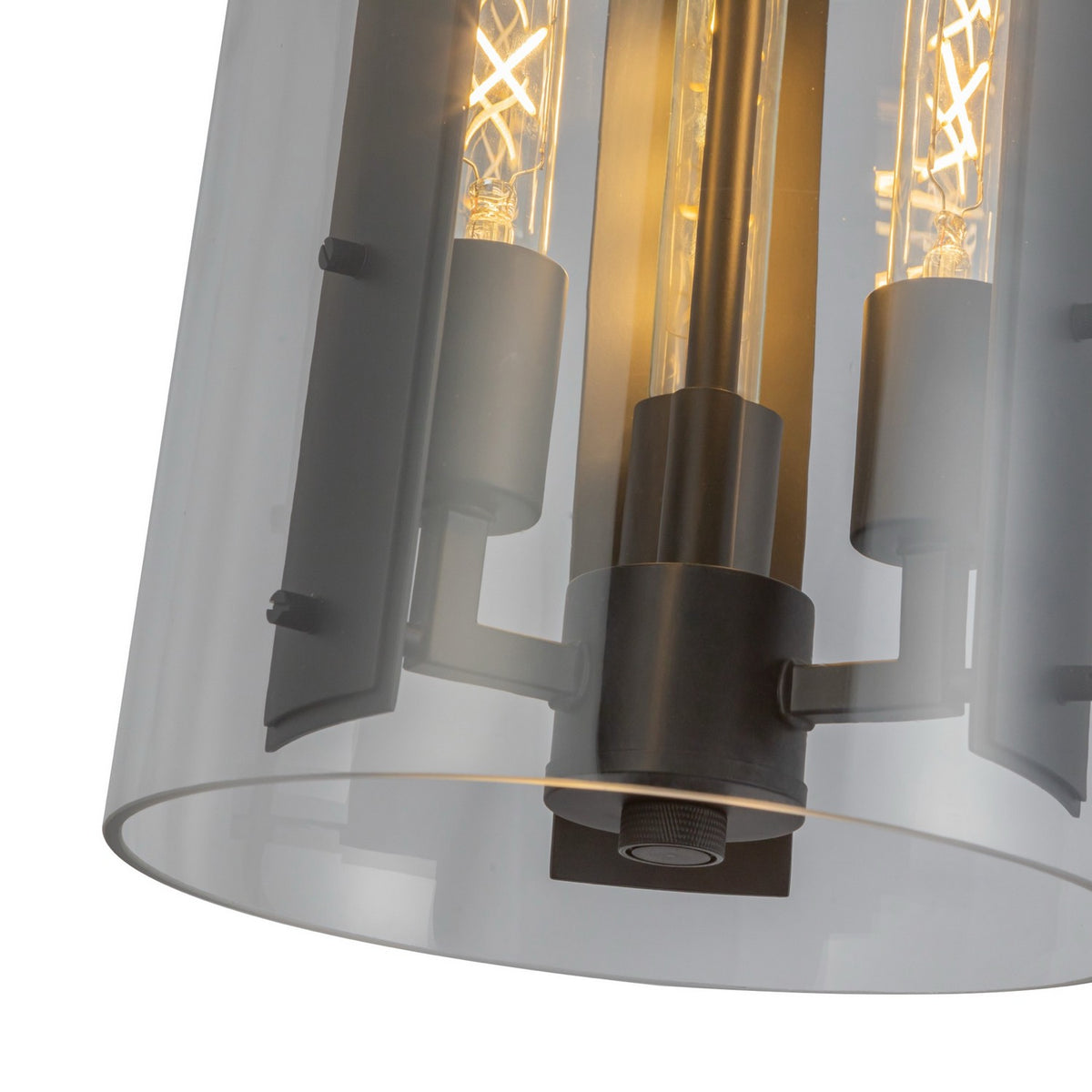 Artcraft Canada - AC10051BK - Trois lumières Suspension - Dahlia - Noir