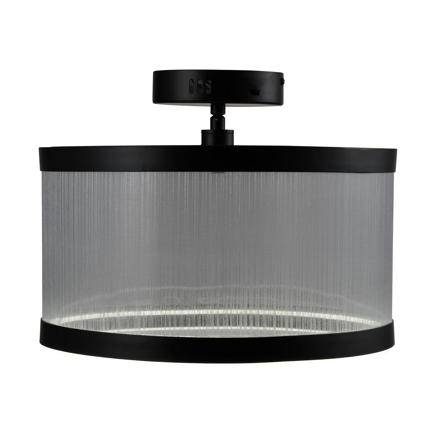 Artcraft Canada - AC11893SL - LED Semi Flush Mount - Cora - Silver