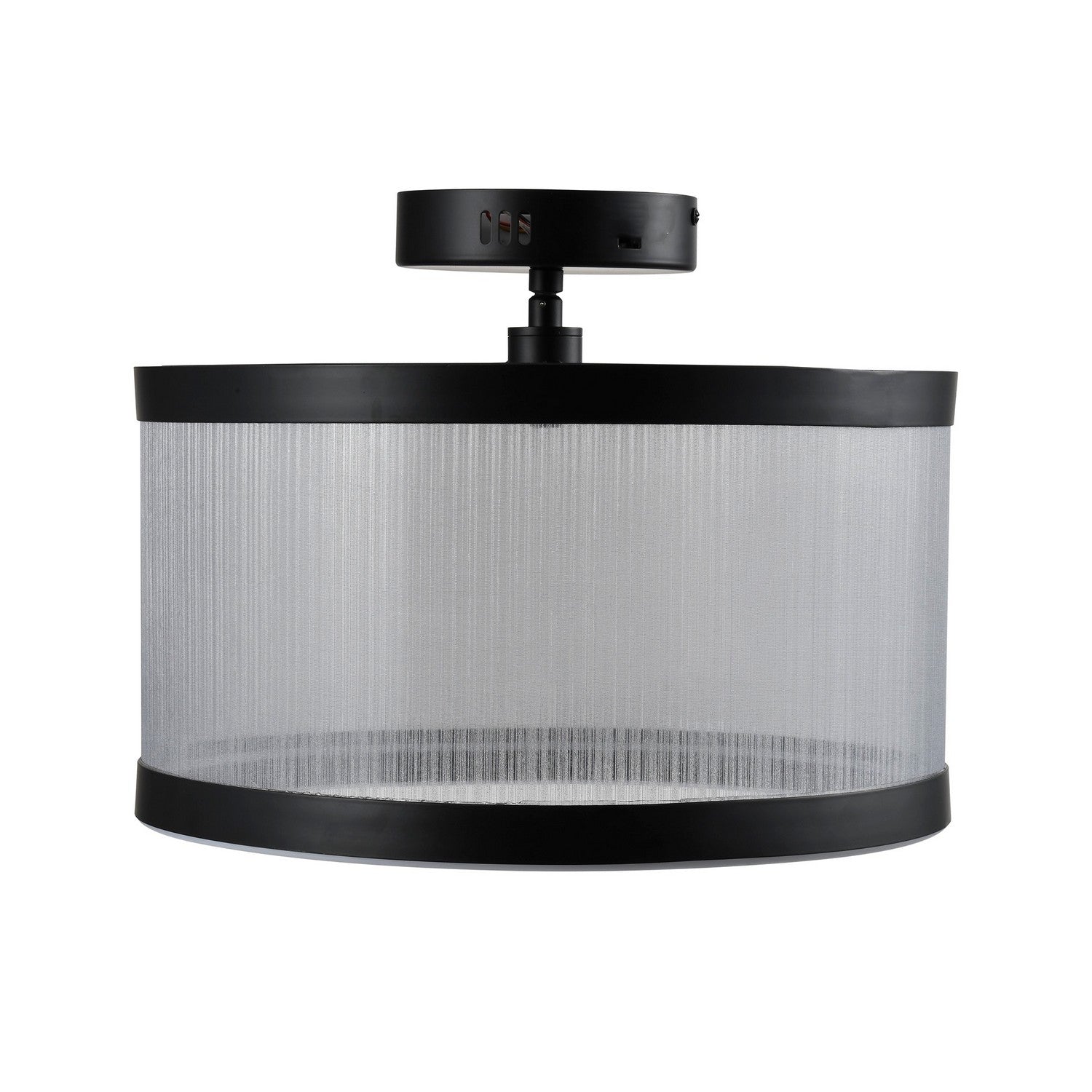 Artcraft Canada - AC11893SL - LED Semi Flush Mount - Cora - Silver