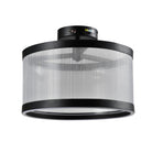 Artcraft Canada - AC11893SL - LED Semi Flush Mount - Cora - Silver