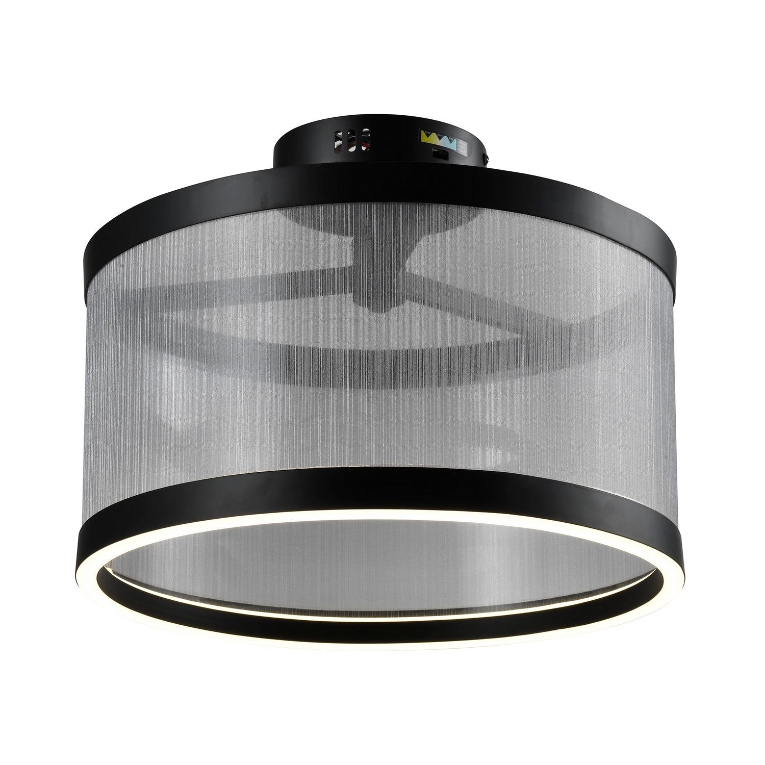 Artcraft Canada - AC11893SL - LED Semi Flush Mount - Cora - Silver