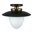 Artcraft Canada - AC11905BB - Une lampe Suspension - Dahlia - Noir
