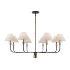 Artcraft Canada - AC12038BB - Eight Light Chandelier - Providence - Black, Brushed Brass
