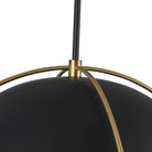 Artcraft Canada - AC12041BB - One Light Pendant - Dahlia - Black, Brushed Brass