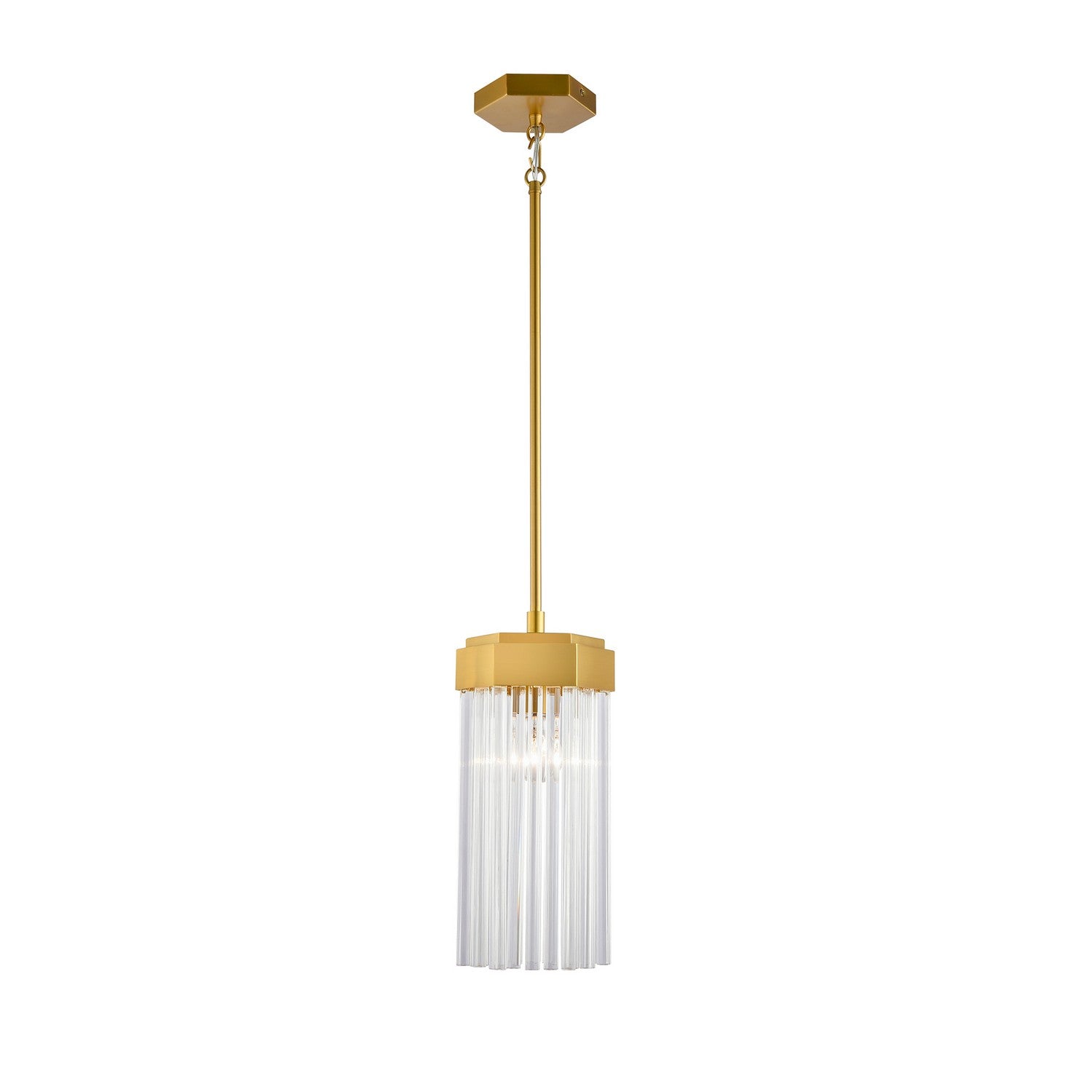 Artcraft Canada - AC12060BR - Une lampe Suspension - Emma - Laiton brossé