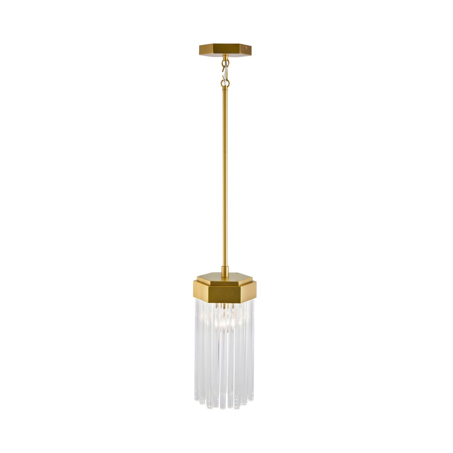 Artcraft Canada - AC12060BR - One Light Pendant - Emma - Brushed Brass