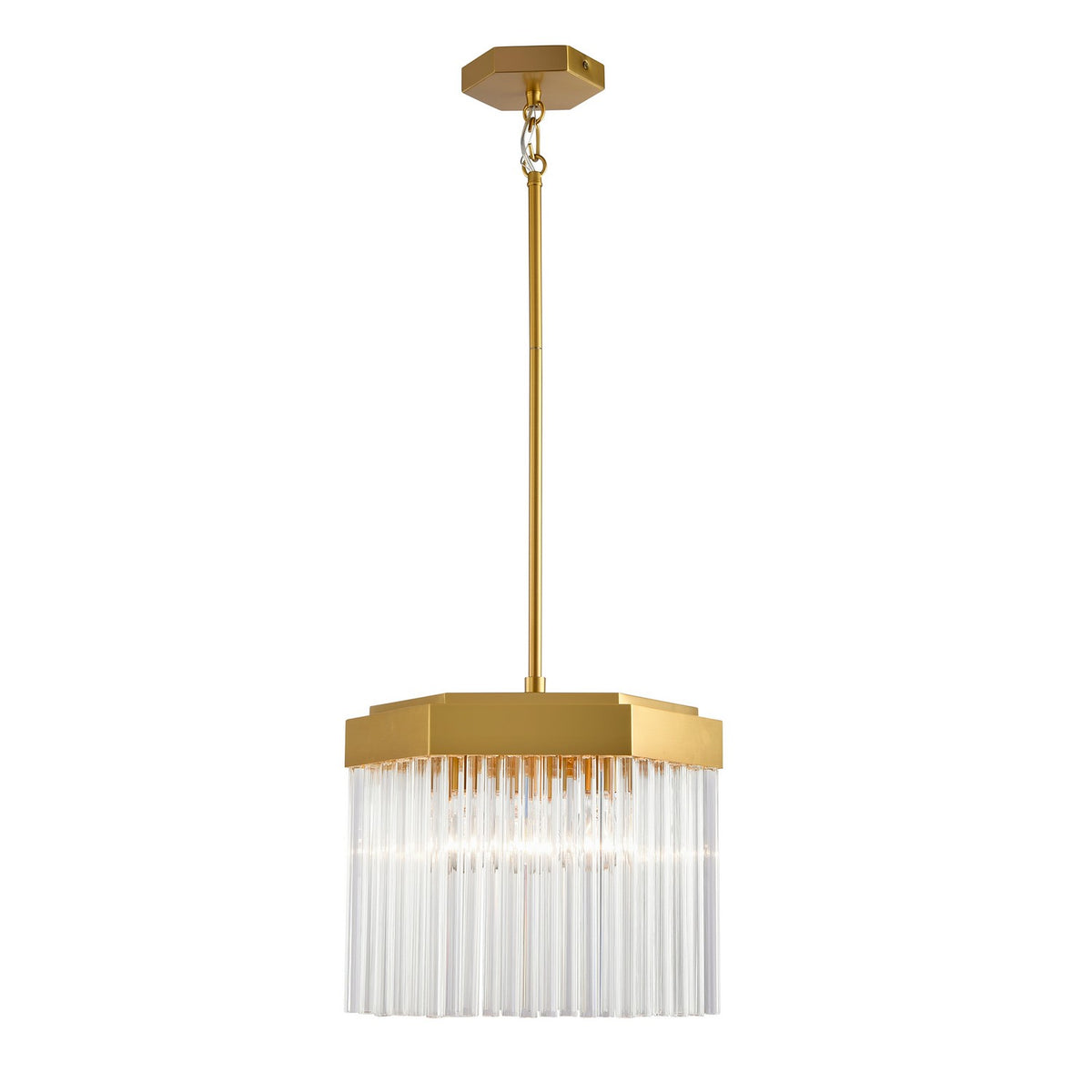 Artcraft Canada - AC12062BR - Trois lumières Suspension - Emma - Laiton brossé
