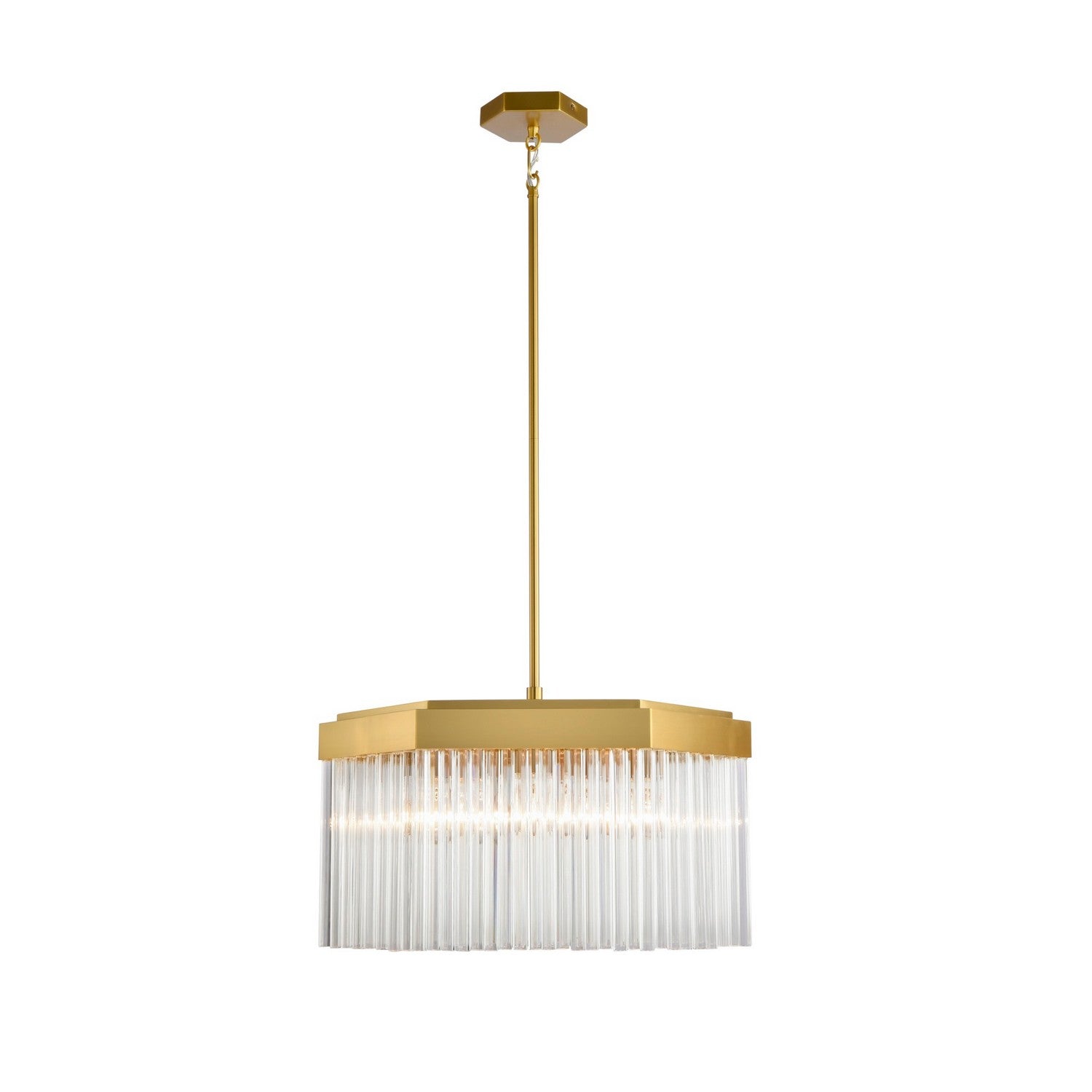 Artcraft Canada - AC12063BR - Seven Light Chandelier - Emma - Brushed Brass