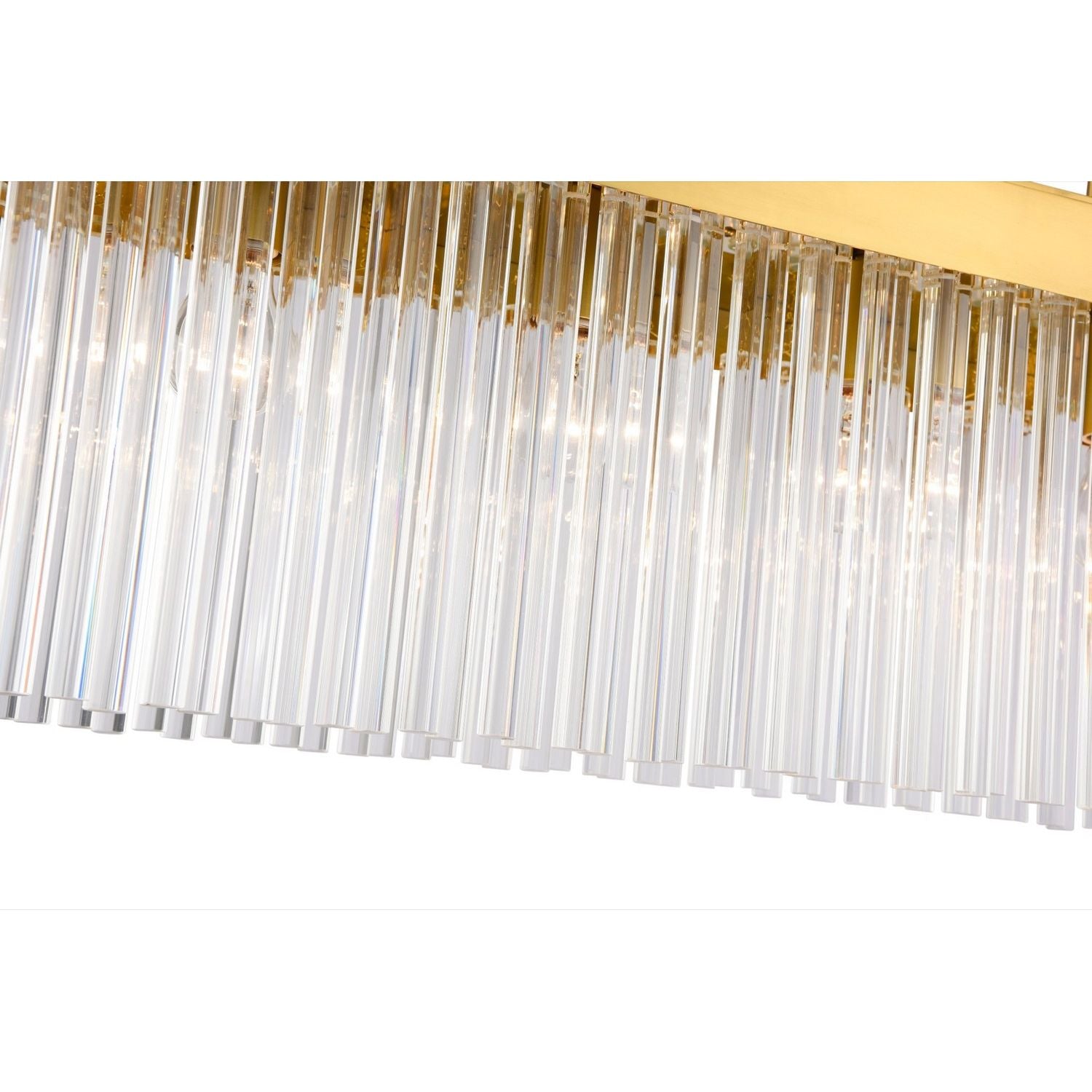 Artcraft Canada - AC12064BR - Seven Light Island Pendant - Emma - Brushed Brass