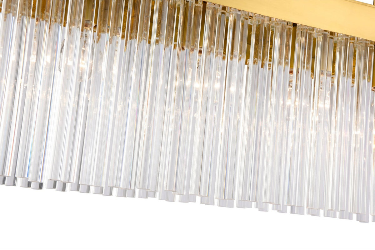 Artcraft Canada - AC12064BR - Seven Light Island Pendant - Emma - Brushed Brass