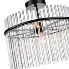 Artcraft Canada - AC12081BK - One Light Semi Flush Mount - Ava - Black