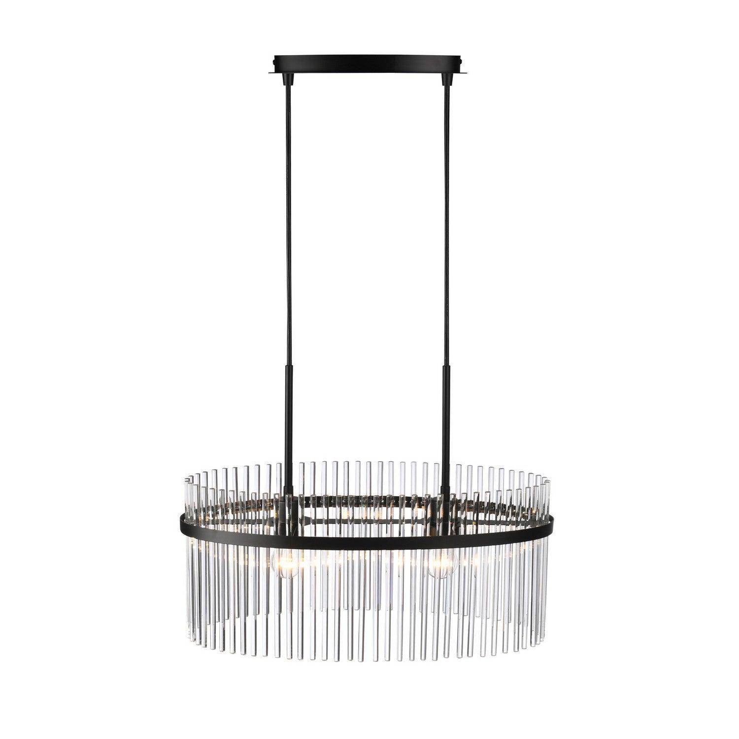 Artcraft Canada - AC12082BK - Two Light Chandelier - Ava - Black