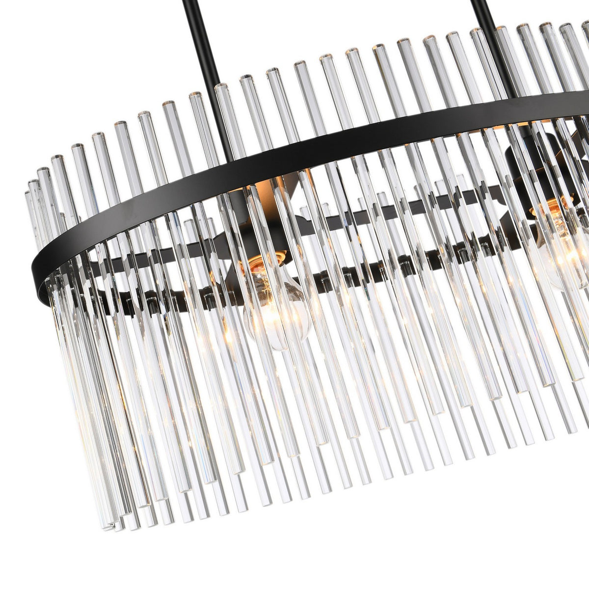 Artcraft Canada - AC12082BK - Two Light Chandelier - Ava - Black