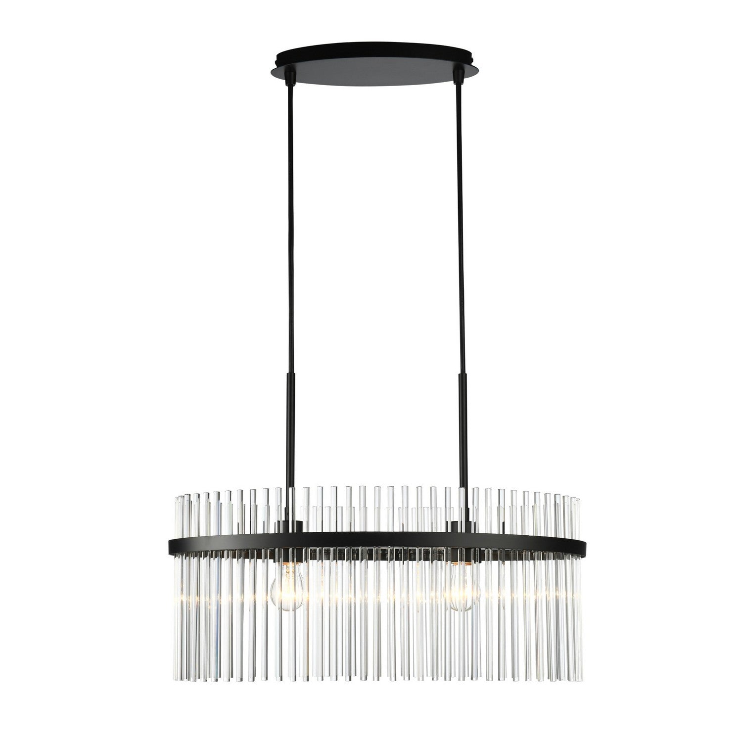 Artcraft Canada - AC12082BK - Two Light Chandelier - Ava - Black