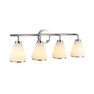 Artcraft Canada - AC12124PN - Meuble-lavabo à quatre lumières - Zoey - Nickel poli