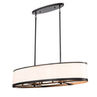 Artcraft Canada - AC12164BK - Île aux huit lumières Suspension - Rue principale - Noir