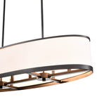Artcraft Canada - AC12164BK - Île aux huit lumières Suspension - Rue principale - Noir