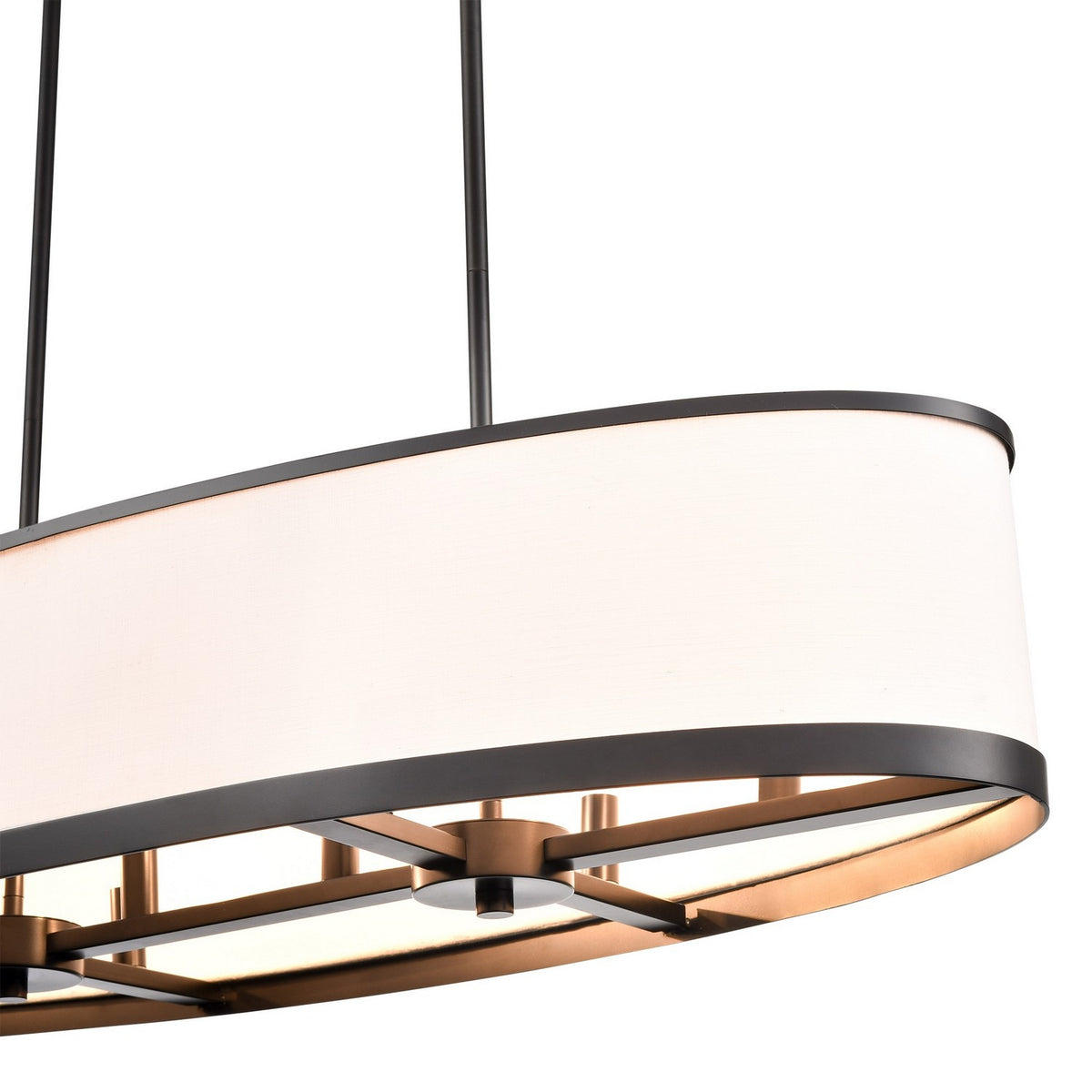 Artcraft Canada - AC12164BK - Eight Light Island Pendant - High Street - Black