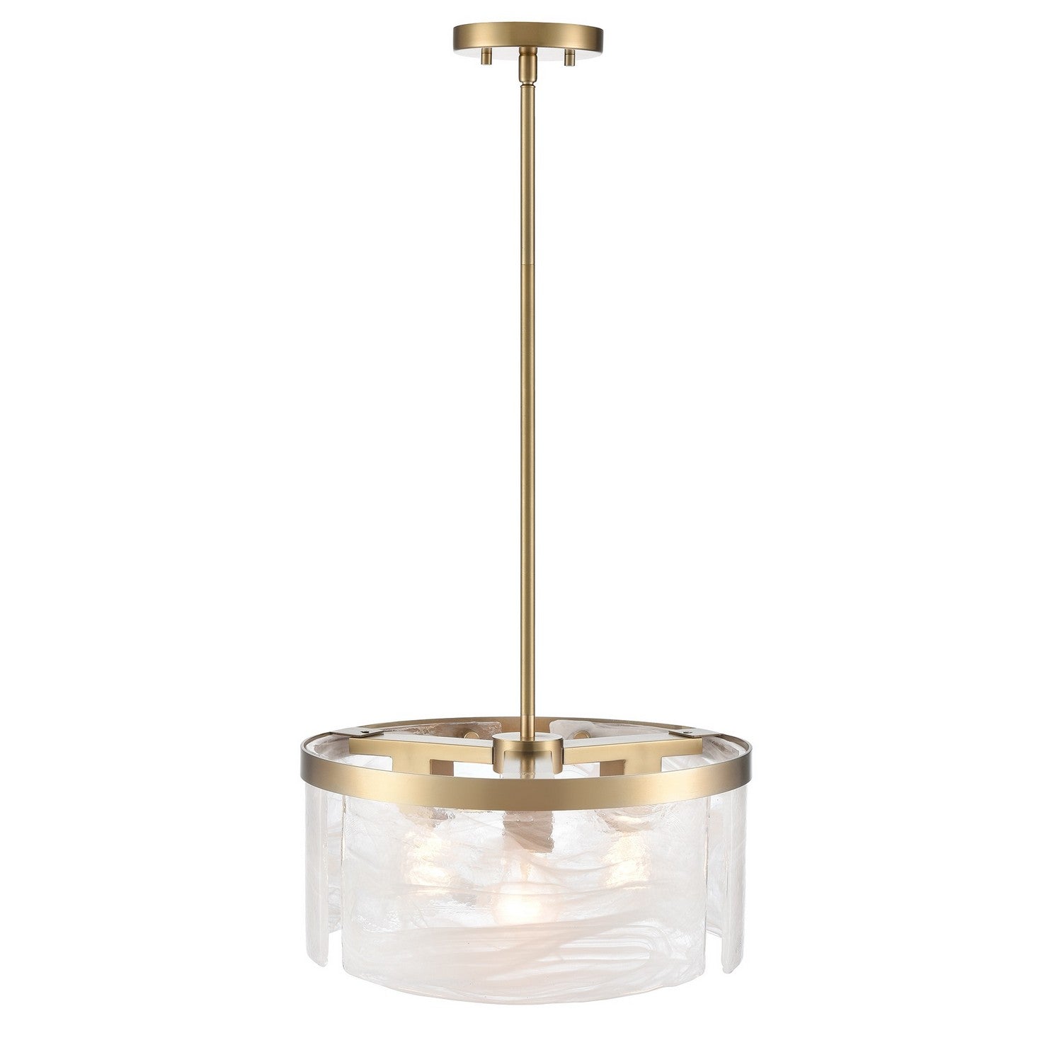 Artcraft Canada - AC12171BR - Three Light Pendant - Skye - Brass