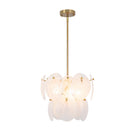Artcraft Canada - AC12210BR - Quatre lumières Suspension - Lily - Laiton brossé