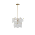 Artcraft Canada - AC12210BR - Quatre lumières Suspension - Lily - Laiton brossé