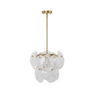 Artcraft Canada - AC12210BR - Quatre lumières Suspension - Lily - Laiton brossé